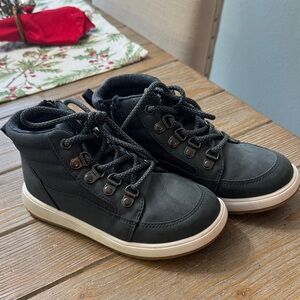 Kids Cat & Jack Blue High-Top Shoes/Boots Size 13 Little Kids